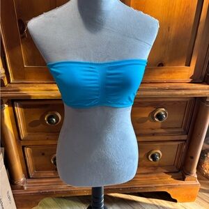 Guess Vibrant Blue Strapless Bandeau, Sz M/L